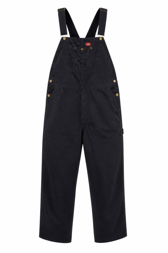 DICKIES DUNGAREE WORKWEAR BLACK UNISEX PRE OWNED 5XL