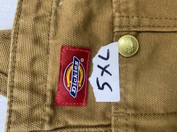 DICKIES DUNGAREE WORKWEAR BROWN ΑΝΤΡΙΚΟ PRE OWNED 5XL