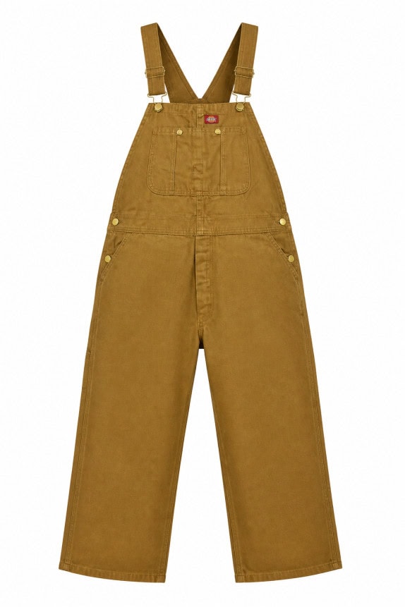 DICKIES DUNGAREE WORKWEAR BROWN UNISEX PRE OWNED XXXL