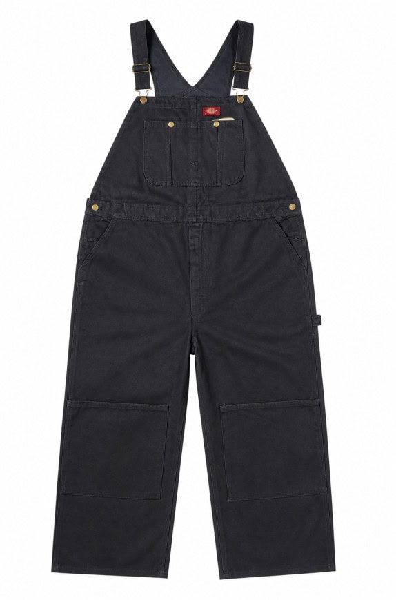 DICKIES DUNGAREE WORKWEAR BLACK MEN PRE OWNED XXXL
