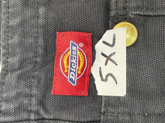 DICKIES SALOPETTE WORKWEAR ΜΑΥΡΟ ΑΝΤΡΙΚΟ PRE OWNED 5XL