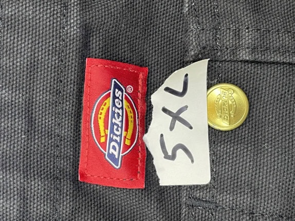 DICKIES DUNGAREE WORKWEAR ΜΑΥΡΟ ΑΝΤΡΙΚΟ PRE OWNED 5XL