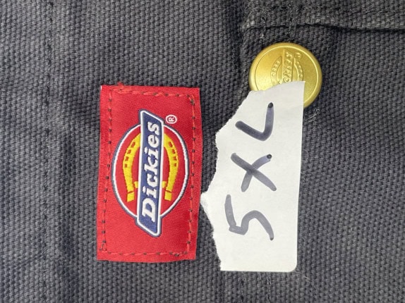 DICKIES SALOPETTE WORKWEAR NAVY UNISEX PRE OWNED 5XL