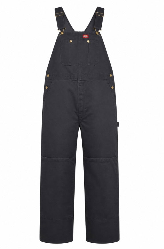 DICKIES DUNGAREES WORKWEAR BLACK UNISEX PRE OWNED