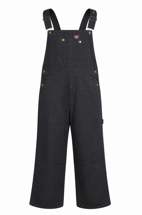 DICKIES DUNGAREES WORKWEAR BLACK UNISEX PRE OWNED L