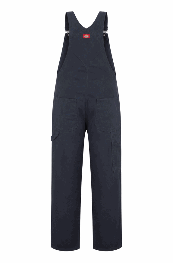 DICKIES DUNGAREES WORKWEAR BLACK UNISEX PRE OWNED L