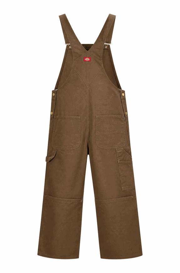 DICKIES DUNGAREES WORKWEAR MARRONE 3XL