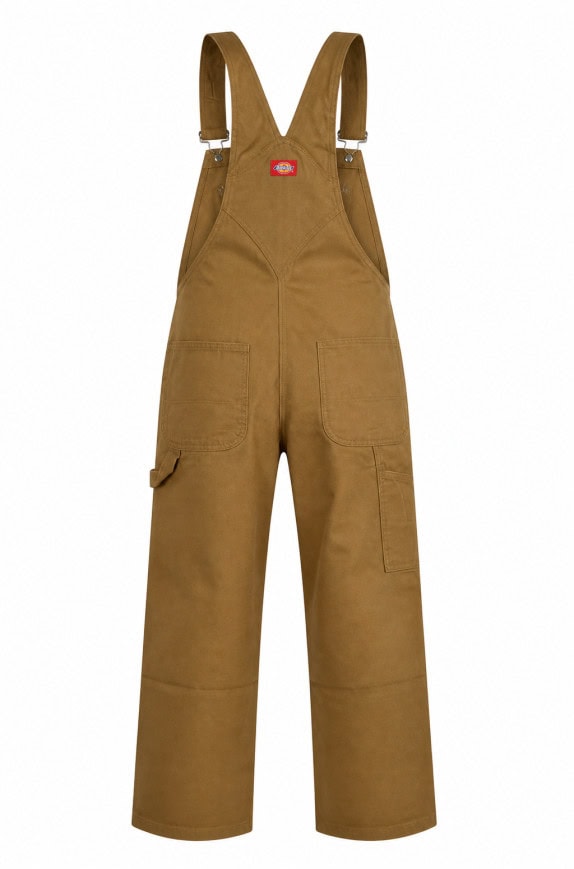 DICKIES DUNGAREES WORKWEAR MARRONE UOMO PRE OWNED XL