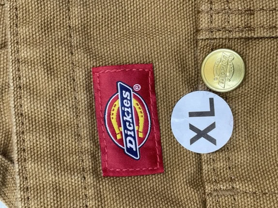 DICKIES DUNGAREES WORKWEAR MARRONE UOMO PRE OWNED XL