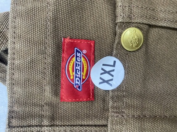 DICKIES DUNGAREES WORKWEAR MARRONE UOMO PRE OWNED XXL