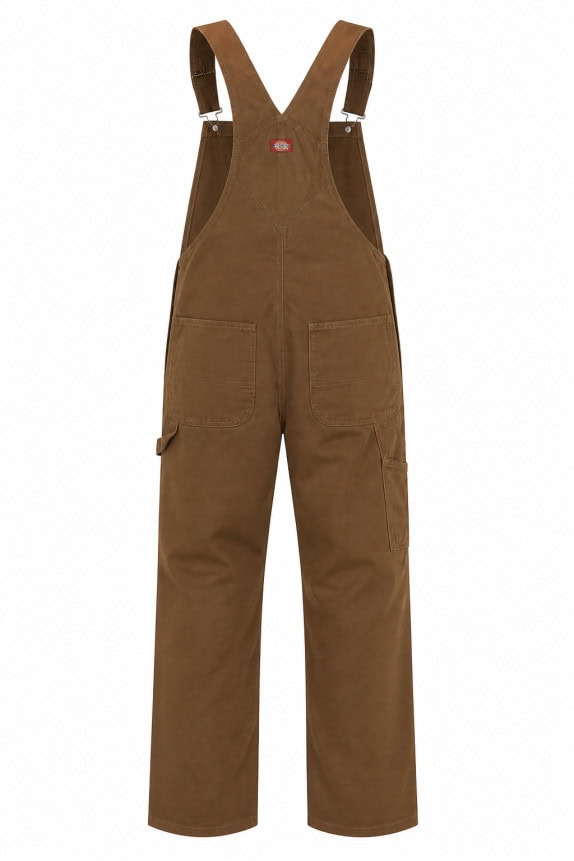 DICKIES DUNGAREES WORKWEAR MARRONE UOMO PRE OWNED XXL