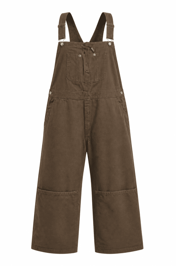DICKIES SALOPETTE WORKWEAR BROWN UNISEX PRE OWNED 5XL