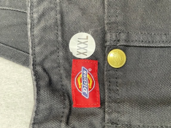 DICKIES DUNGAREES WORKWEAR ΜΑΥΡΟ ΑΝΤΡΙΚΟ PRE OWNED 3XL