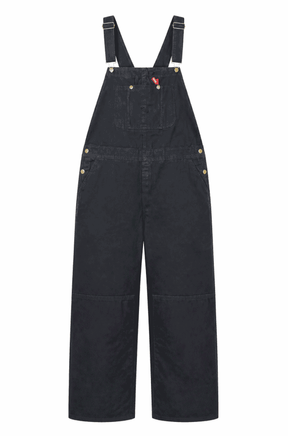 DICKIES DUNGAREES WORKWEAR NERO UOMO PRE OWNED 3XL