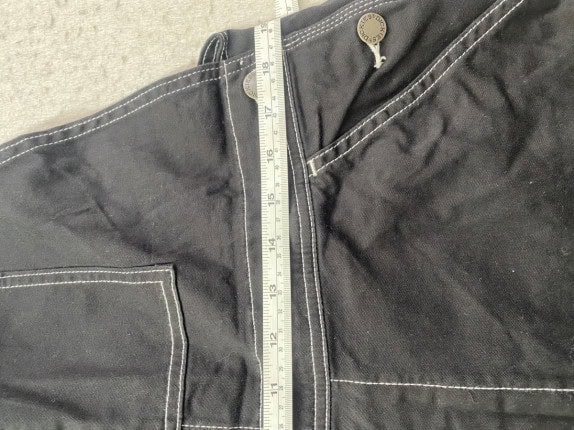 DICKIES DUNGAREES WORKWEAR BLACK MEN PRE OWNED L