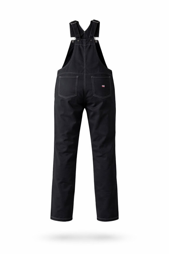 DICKIES DUNGAREES WORKWEAR BLACK MEN PRE OWNED L