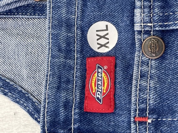 DICKIES DUNGAREES WORKWEAR BLUE WOMEN PRE OWNED XXL
