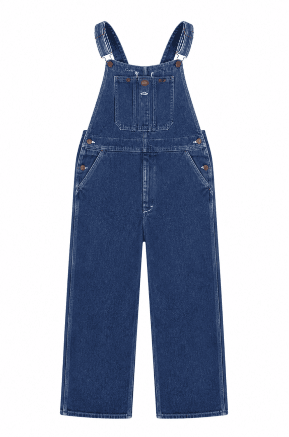 DICKIES DUNGAREES WORKWEAR BLU DONNA PRE OWNED S