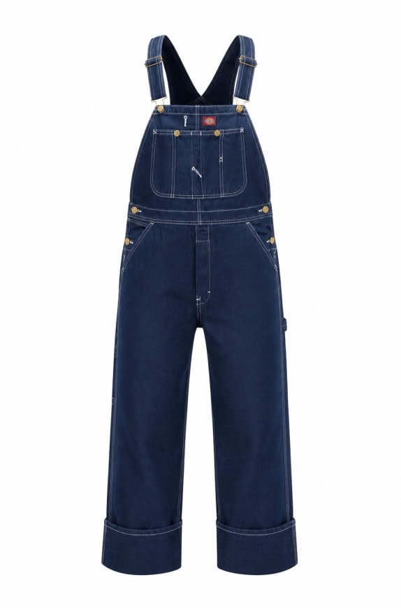 DICKIES DUNGAREES WORKWEAR NAVY UOMO PRE OWNED M