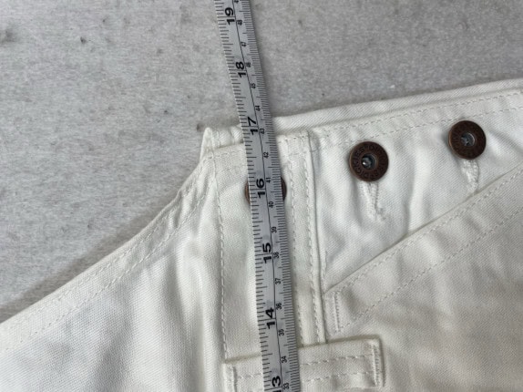 DICKIES SALOPETTE WORKWEAR OFF WHITE UNISEX PRE OWNED L