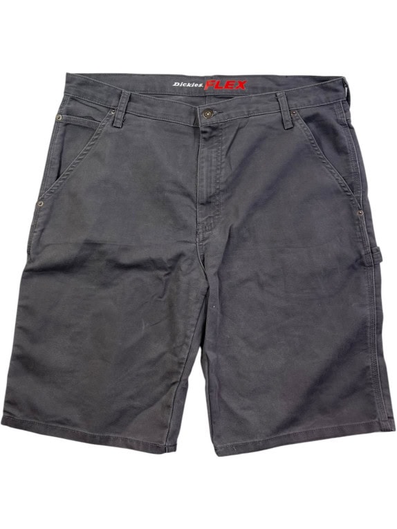 DICKIES FLEX CARPENTER SHORTS WORKWEAR CHARCOAL MENS PRE OWNED XL