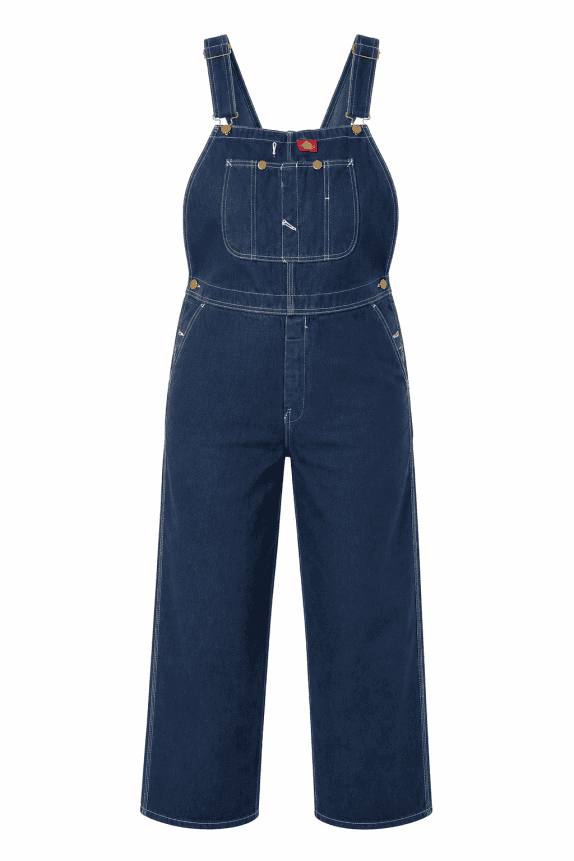 DICKIES DENIM OVERALLS WORKWEAR BLUE MEN PRE OWNED 4XL
