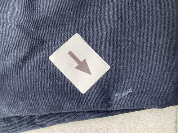 DICKIES ΦΟΡΜΑ ΜΕ ΕΜΒΛΗΜΑ ΜΠΛΕ ΑΝΤΡΙΚΟ PRE OWNED L