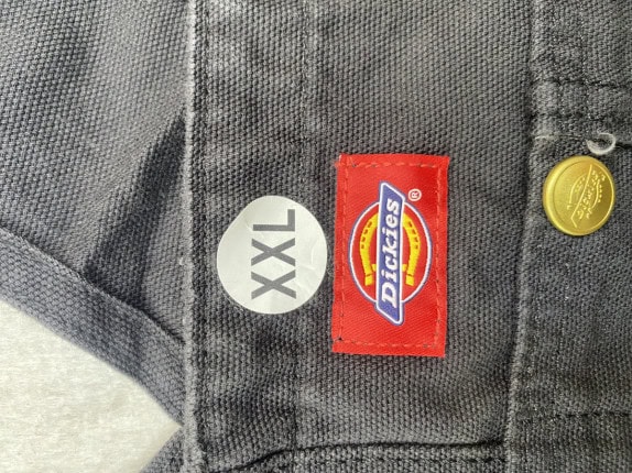 DICKIES ΦΟΡΜΑ ΟΒΕΡΑΛ ΜΙΝΙΜΑΛ ΜΑΥΡΟ ΑΝΤΡΙΚΟ PRE OWNED XXL
