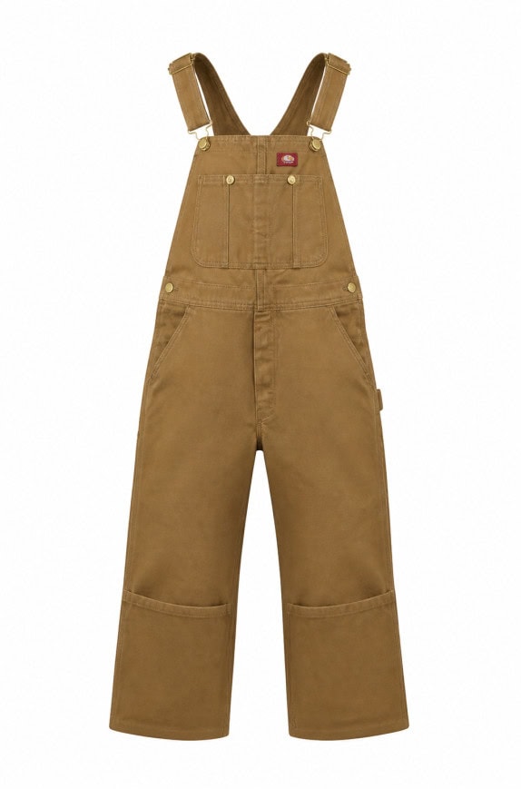 DICKIES SALOPETTE WORKWEAR BEIGE მამაკ? PRE OWNED XL
