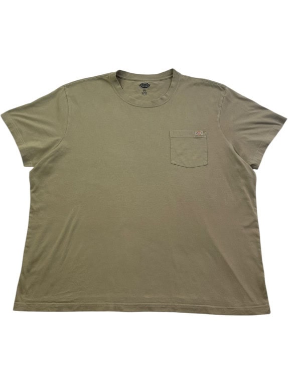DICKIES GRAPHIC TEE MINIMAL OLIVE MEN PRE OWNED XXL