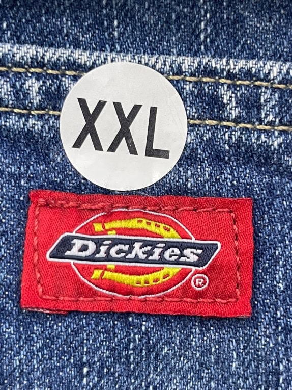 DICKIES CARGO JEANS WASHED BLUE MEN PRE OWNED XXL