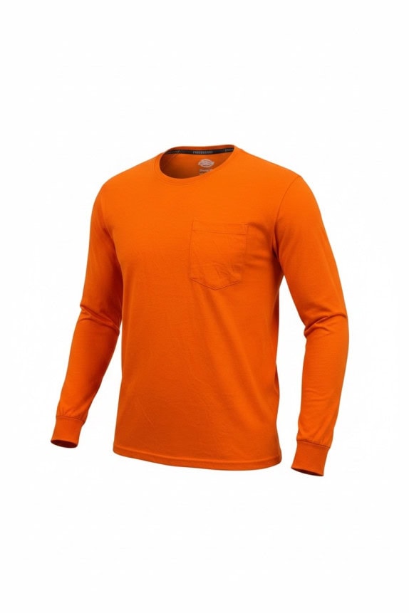 DICKIES MAGLIA MANICA LUNGA WORKWEAR ARANCIONE UOMO PRE OWNED XL