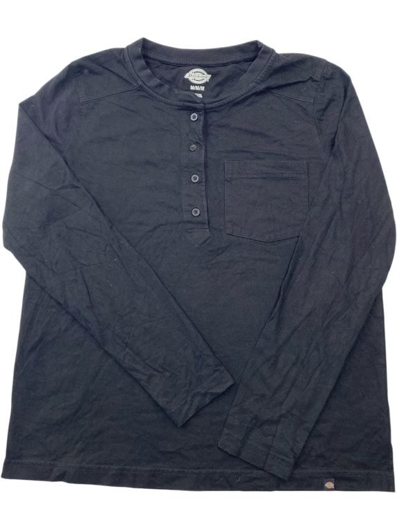 Dickies Μαύρη Μακρυμάνικη Μπλούζα Henley