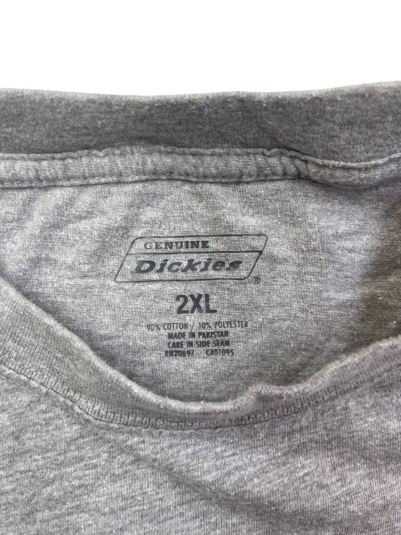 DICKIES ΜΠΛΟΥΖΑ ΜΑΚΡΥΜΑΝΙΚΗ VINTAGE ΓΚΡΙ ΑΝΤΡΙΚΟ 2XL pre-owned