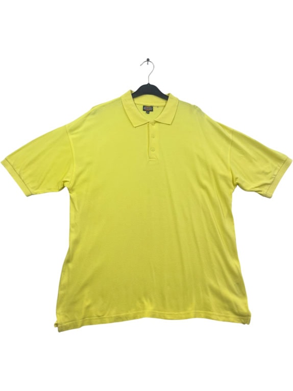 DICKIES POLO SHIRT RETRO YELLOW MEN XXL pre-owned