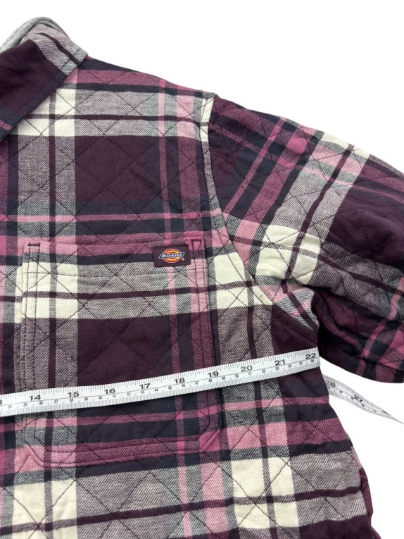 DICKIES ΜΠΟΥΦΑΝ ΠΟΥΚΑΜΙΣΟ ΜΕ ΚΟΥΚΟΥΛΑ WORKWEAR ΜΩΒ ΚΑΡΟ ΓΥΝΑΙΚΕΙΟ PRE OWNED XL