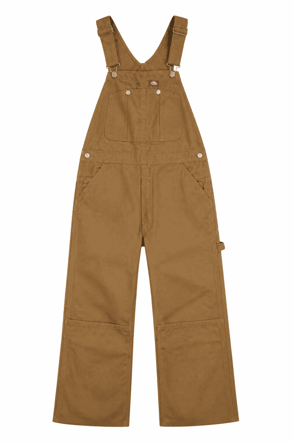 DICKIES OVERALL CARPENTER BROWN MALE PRE OWNED L