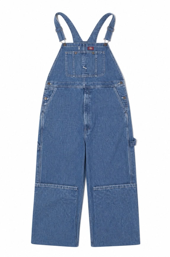 DICKIES DENIM OVERALLS WORKWEAR BLUE MEN PRE OWNED 3XL