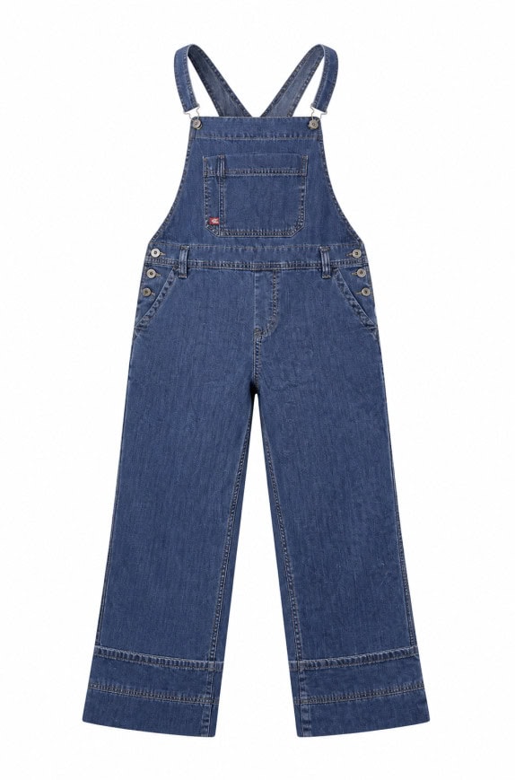 DICKIES DENIM OVERALL WORKWEAR BLUE MEN PRE OWNED XL