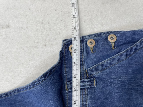 DICKIES DENIM OVERALL WORKWEAR BLUE MEN PRE OWNED XL