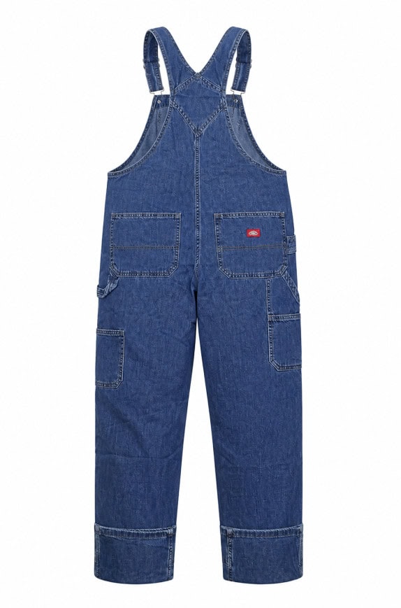 DICKIES DENIM OVERALL WORKWEAR BLUE MEN PRE OWNED XL