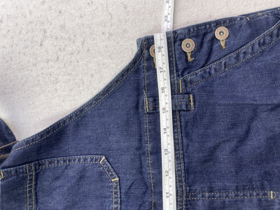 DICKIES SALOPETTE DENIM WORKWEAR BLU DONNA PRE OWNED L