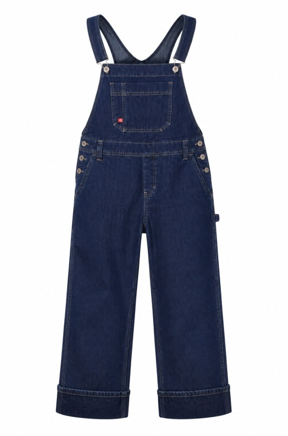 DICKIES SALOPETTE DENIM WORKWEAR BLU DONNA PRE OWNED L