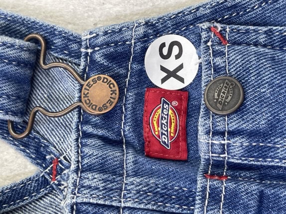 DICKIES ΟΛΟΣΩΜΗ ΦΟΡΜΑ DENIM WORKWEAR ΜΠΛΕ ΓΥΝΑΙΚΕΙΟ PRE OWNED XS