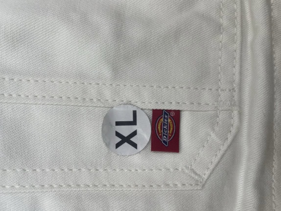 DICKIES WORKWEAR OVERALL WHITE MEN PRE OWNED XL
