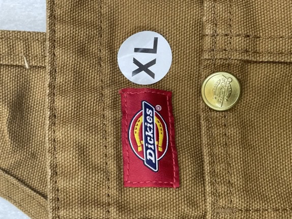 DICKIES OVERALL WORKWEAR BROWN MEN PRE OWNED XL