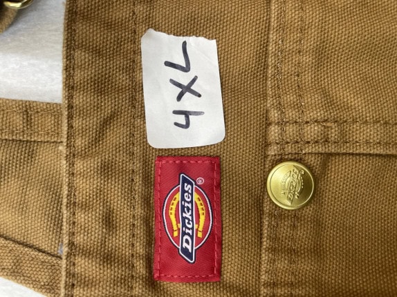 DICKIES OVERALL WORKWEAR BROWN MEN PRE OWNED 4XL