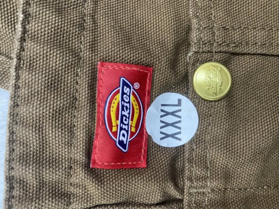 DICKIES ΟΛΟΣΩΜΗ ΦΟΡΜΑ WORKWEAR ΚΑΦΕ ΑΝΤΡΙΚΟ PRE OWNED 3XL