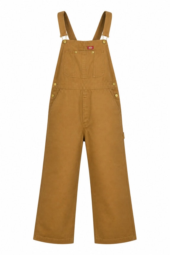 DICKIES SALOPETTE WORKWEAR MARRONE UOMO PRE OWNED XXXL