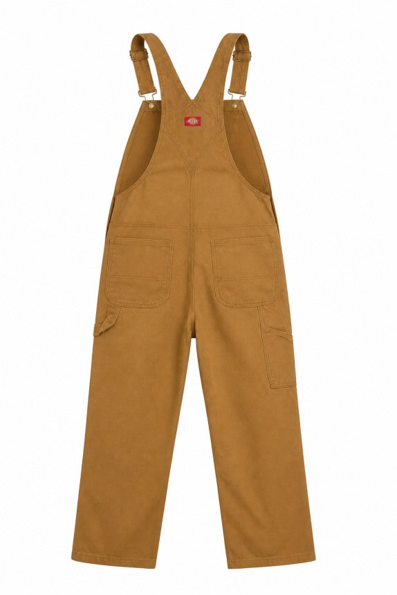 DICKIES SALOPETTE WORKWEAR MARRONE UOMO PRE OWNED XXXL